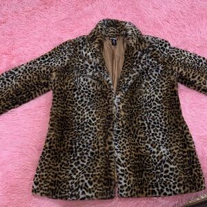Hot Topic Leopard Jacket size 1X